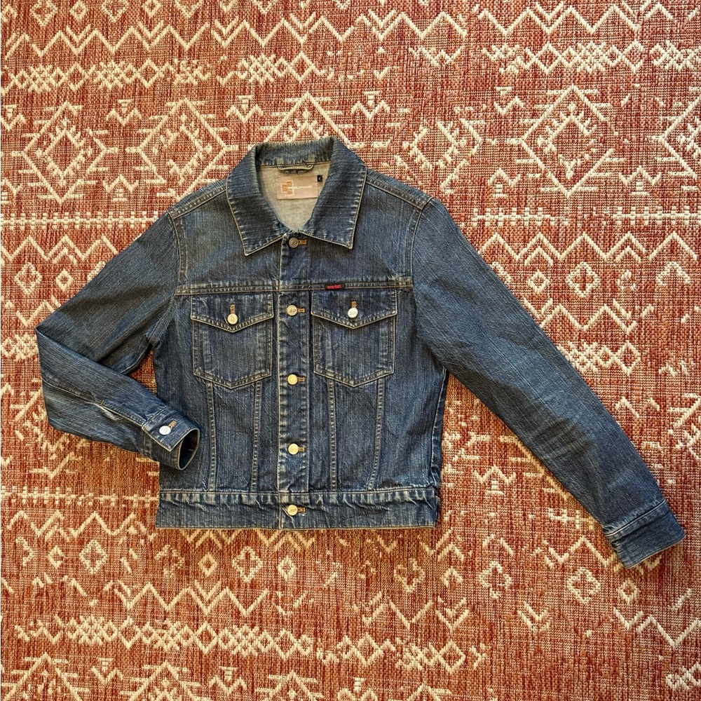 Diesel Women's Blue Denim Jean Jacket